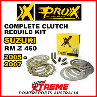 ProX For Suzuki RM-Z450 RM-Z 450 2005-2007 Complete Clutch Rebuild Kit 16.CPS34005
