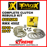 ProX For Suzuki RMX450Z RMX 450Z 2010-2017 Complete Clutch Rebuild Kit 16.CPS34010