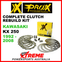 ProX Kawasaki KX250 KX 250 1992-2008 Complete Clutch Rebuild Kit 16.CPS43092