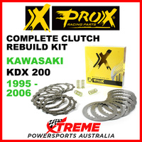 ProX Kawasaki KDX200 KDX 200 1995-2006 Complete Clutch Rebuild Kit 16.CPS43095