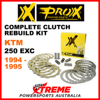 ProX KTM 250EXC 250 EXC 1994-1995 Complete Clutch Rebuild Kit 16.CPS63094