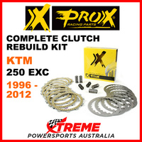 ProX KTM 250EXC 250 EXC 1996-2012 Complete Clutch Rebuild Kit 16.CPS63096