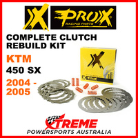 ProX KTM 450SX 450 SX 2004-2005 Complete Clutch Rebuild Kit 16.CPS64004