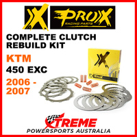 ProX KTM 450EXC 450 EXC 2006-2007 Complete Clutch Rebuild Kit 16.CPS64006