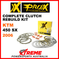ProX KTM 450SX 450 SX 2006 Complete Clutch Rebuild Kit 16.CPS64006