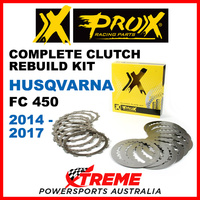 ProX Husqvarna FC450 FC 450 2014-2017 Complete Clutch Rebuild Kit 16.CPS64012