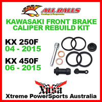 Front Brake Caliper Rebuild Kit KX250F KX 250F 04-15 KX450F 450F 06-2015, All Balls 18-3005