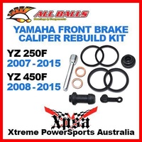 Front Brake Caliper Rebuild Kit YZ 250F 07-2015 450F 08-2015, All Balls 18-3011