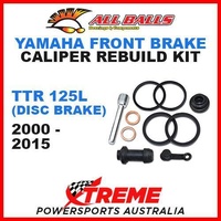 Front Brake Caliper Rebuild Kit Yamaha TTR125L TTR 125L DISC 2000-2015, All Balls 18-3014