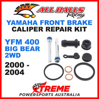 18-3023 YAMAHA ATV YFM400 BIG BEAR 2WD 2000-2004 FRONT BRAKE CALIPER REBUILD KIT