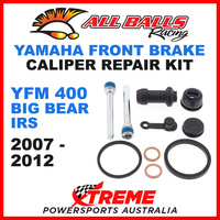 18-3023 YAMAHA ATV YFM400 BIG BEAR IRS 2007-2012 FRONT BRAKE CALIPER REBUILD KIT