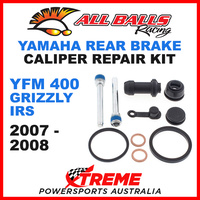 18-3023 YAMAHA ATV YFM 400 GRIZZLY IRS 2007-2008 REAR BRAKE CALIPER REBUILD KIT