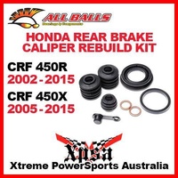 Rear Brake Caliper Rebuild Kit Honda CRF 450R 02-15 450X 05-15, All Balls 18-3029
