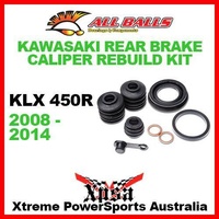 Rear Brake Caliper Rebuild Kit Kawasaki KLX450R KLX 450R 08-2014 Enduro, All Balls 18-3032