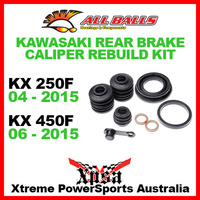 Rear Brake Caliper Rebuild Kit KX250F 250F 04-2015 KX450F 450F 06-2015, All Balls 18-3032