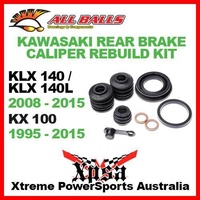 Rear Brake Caliper Rebuild Kit KLX 140 KLX140 140L 2008-2015, All Balls 18-3033