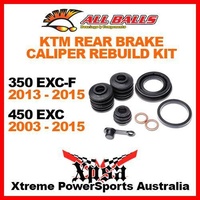 Rear Brake Caliper Rebuild Kit EXC-F 350 13-15 EXCF 450 03-15, All Balls 18-3048