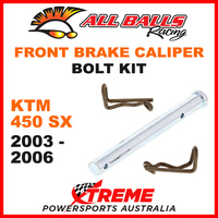 All Balls 18-7001 KTM 450SX 450 SX 2003-2006 Front Brake Caliper Bolt Kit