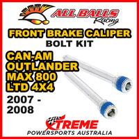 All Balls 18-7002 Can-Am Outlander Max 800 LTD 4X4 2007-2008 Front Brake Caliper Bolt Kit