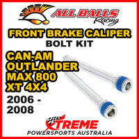 All Balls 18-7002 Can-Am Outlander Max 800 XT 4X4 2006-2008 Front Brake Caliper Bolt Kit