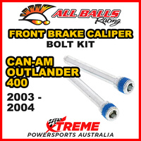 All Balls 18-7002 Can-Am Outlander 400 2003-2004 Front Brake Caliper Bolt Kit