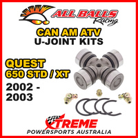 19-1006 19-1008 Can Am Quest 650 STD / XT 2002-2003 All Balls U-Joint Kit