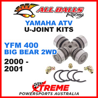 19-1001 Yamaha YFM400 Big Bear 2WD 2000-2001 All Balls U-Joint Drive Shaft Kit