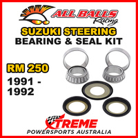 22-1001 For Suzuki RM250 RM 250 1991-1992 Steering Head Stem Bearing Kit