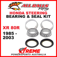22-1002 Honda XR80R XR 80R 1985-2003 Steering Head Stem Bearing & Seal Kit