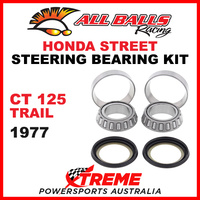 All Balls 22-1002 Honda CT 125 Trail 1977 Steering Head Stem Bearing Kit