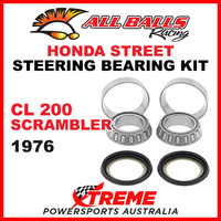 All Balls 22-1002 Honda CL200 Scrambler 1976 Steering Head Stem Bearing Kit
