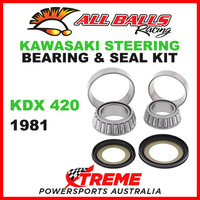 22-1004 Kawasaki KDX420 KDX 420 1981 Steering Head Stem Bearing  Kit