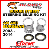 22-1004 For Suzuki AN400 Burgman 2003-2014 Steering Head Stem Bearing & Seal Kit