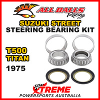 22-1005 For Suzuki T500 Titan 1975 Steering Head Stem Bearing & Seal Kit