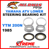 All Balls 22-1007 Yamaha YTM200N YTM 200N 1985 ATV Lower Steering Stem Kit