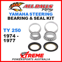 ALL BALLS 22-1008 STEERING HEAD STEM BEARING KIT YAMAHA TY250 TY 250 1974-1977