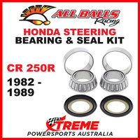 22-1021 Honda CR250R CR 250R 1982-1989 Steering Head Stem Bearing & Seal Kit
