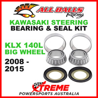 22-1022 Kawasaki KLX140L BIg Wheel 2008-2015 Steering Head Stem Bearing & Seal Kit