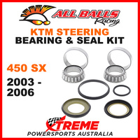 22-1026 KTM 450SX 450 SX 2003-2006 Steering Head Stem Bearing Kit MX Dirt Bike