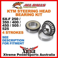 Steering Head Bearing Kit KTM SXF SX-F 250 350 400 450 505 525, All Balls 22-1026