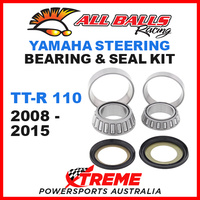 ALL BALLS 22-1033 STEERING HEAD STEM BEARING KIT YAMAHA TT-R110 TTR110 2008-2015