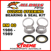 Steering Head Stem Bearing Kit for Suzuki RM80 RM 80 1986-1989 27x48x14 25x48x13