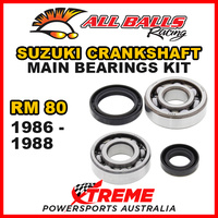 All Balls 24-1013 For Suzuki RM80 RM 80 1986-1988 Crankshaft Main Bearings