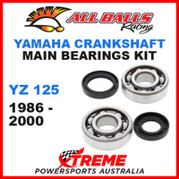 All Balls 24-1024 Yamaha YZ125 YZ 125 1986-2000 Crankshaft Main Bearings MX