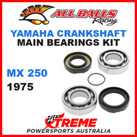 All Balls 24-1026 Yamaha MX 250 MX 250 1975 Crankshaft Main Bearings MX