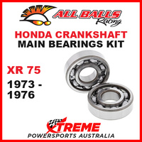 All Balls 24-1032 Honda XR75 XR 75 1973-1976 Crankshaft Main Bearings