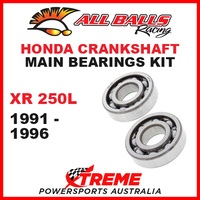 All Balls 24-1033 Honda XR250L XR 250L 1991-1996 Crankshaft Main Bearings