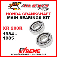 All Balls 24-1033 Honda XR200R XR 200R 1984-1985 Crankshaft Main Bearings