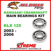 All Balls 24-1036 Kawasaki KLX125 KLX 125 2003-2006 Crankshaft Main Bearings MX