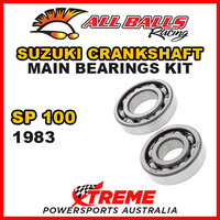 All Balls 24-1036 For Suzuki SP100 SP 100 1983 Crankshaft Main Bearings